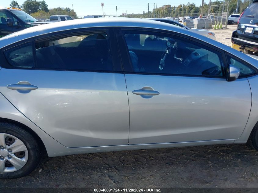 2018 Kia Forte Lx VIN: 3KPFK4A7XJE217961 Lot: 40891724