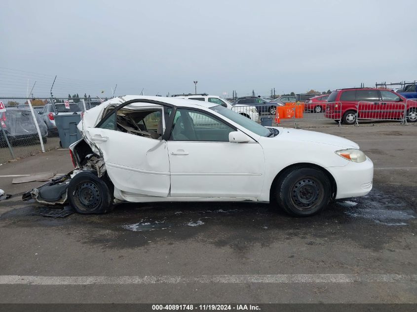 2002 Toyota Camry Le VIN: 4T1BE32KX2U106327 Lot: 40891748