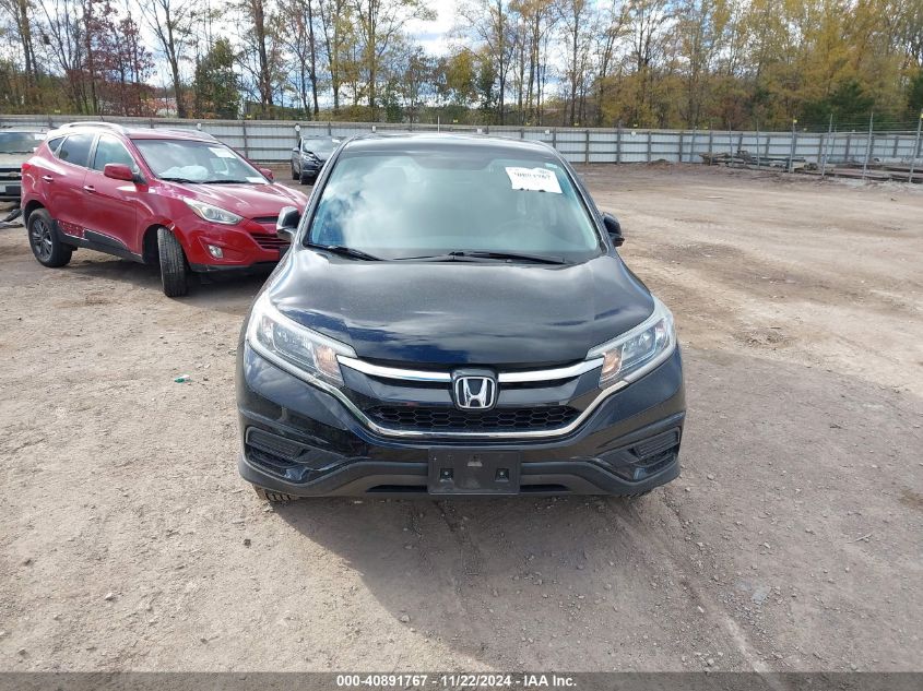 2015 Honda Cr-V Lx VIN: 2HKRM3H35FH550348 Lot: 40891767