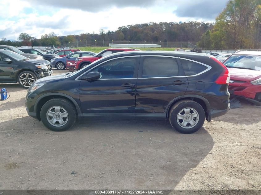 2015 Honda Cr-V Lx VIN: 2HKRM3H35FH550348 Lot: 40891767