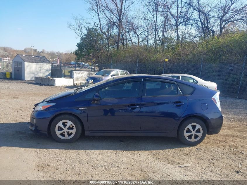 2014 Toyota Prius Two VIN: JTDKN3DU4E1788694 Lot: 40891865