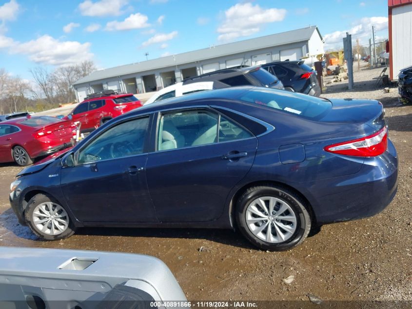 2016 Toyota Camry Hybrid Le VIN: 4T1BD1FKXGU195101 Lot: 40891866