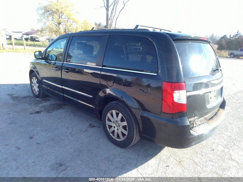 Vin: 2c4rc1bg7dr669960, lot: 41381606, chrysler town & country touring 20133