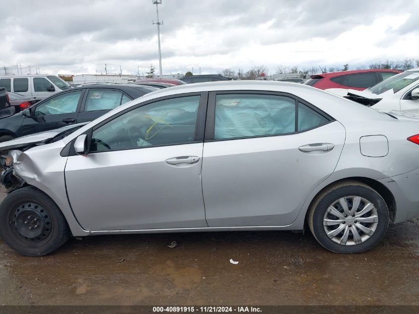 2016 Toyota Corolla Le VIN: 2T1BURHE8GC713939 Lot: 40891915