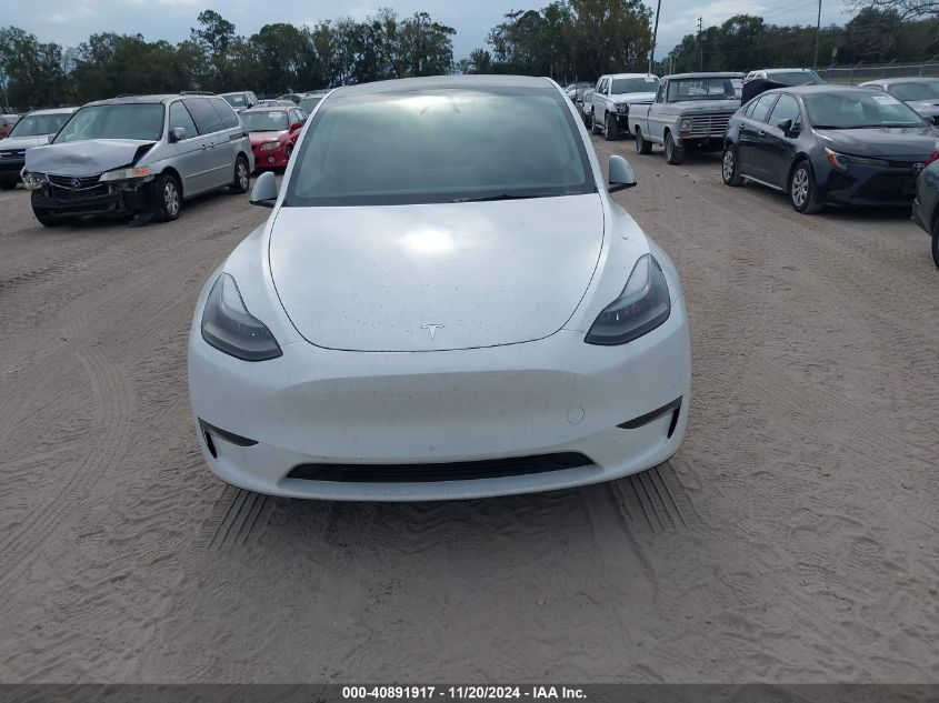 2024 Tesla Model Y Long Range Dual Motor All-Wheel Drive VIN: 7SAYGDEE9RA276959 Lot: 40891917