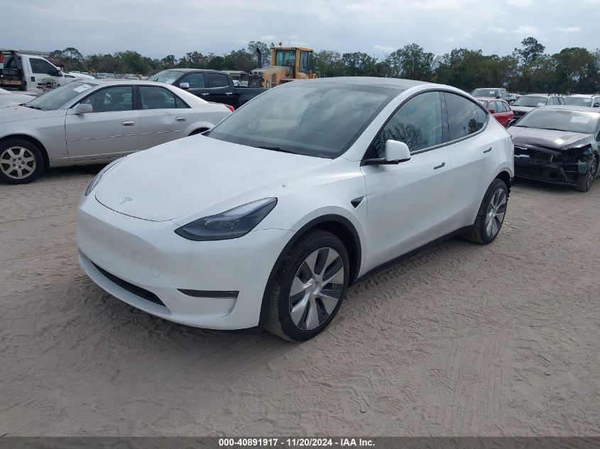 2024 Tesla Model Y Long Range Dual Motor All-Wheel Drive VIN: 7SAYGDEE9RA276959 Lot: 40891917