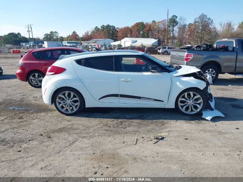 2013 HYUNDAI VELOSTER BASE W/GRAY - KMHTC6ADXDU098294