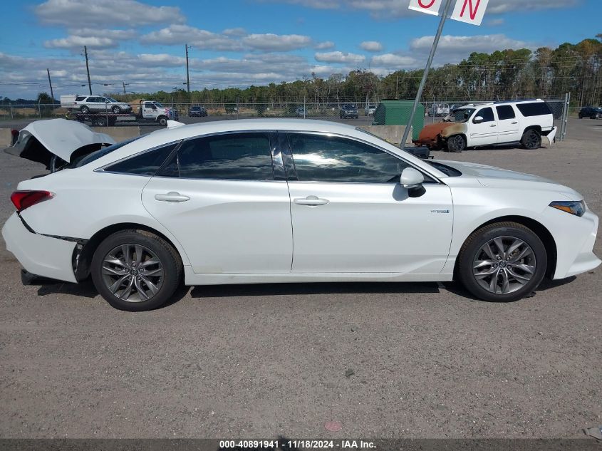 2019 Toyota Avalon Hybrid Xle VIN: 4T1B21FB2KU008609 Lot: 40891941