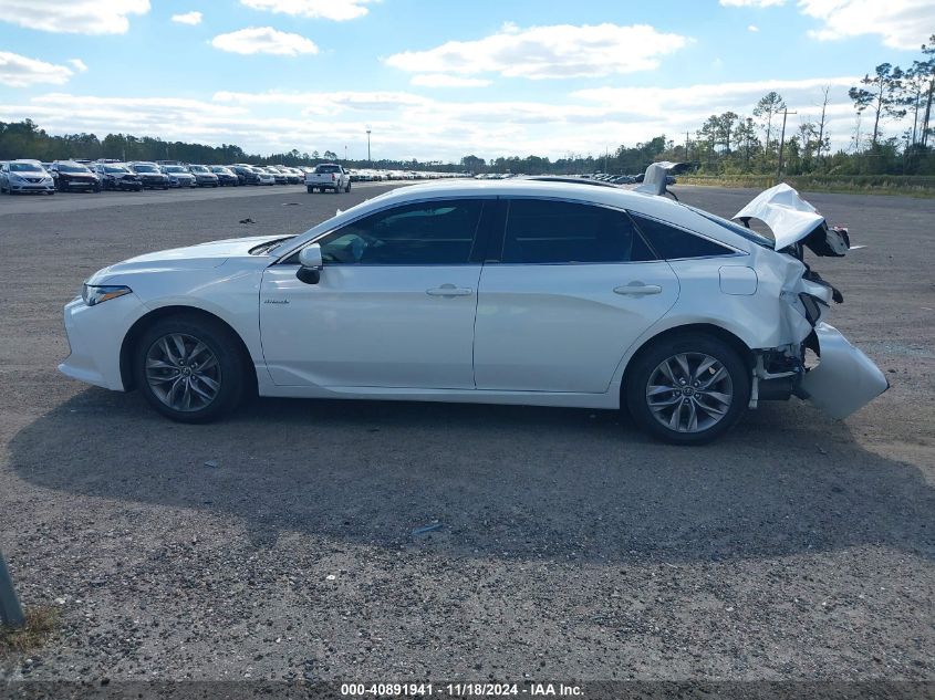 2019 Toyota Avalon Hybrid Xle VIN: 4T1B21FB2KU008609 Lot: 40891941