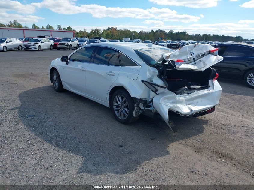 VIN 4T1B21FB2KU008609 2019 TOYOTA AVALON HYBRID no.3