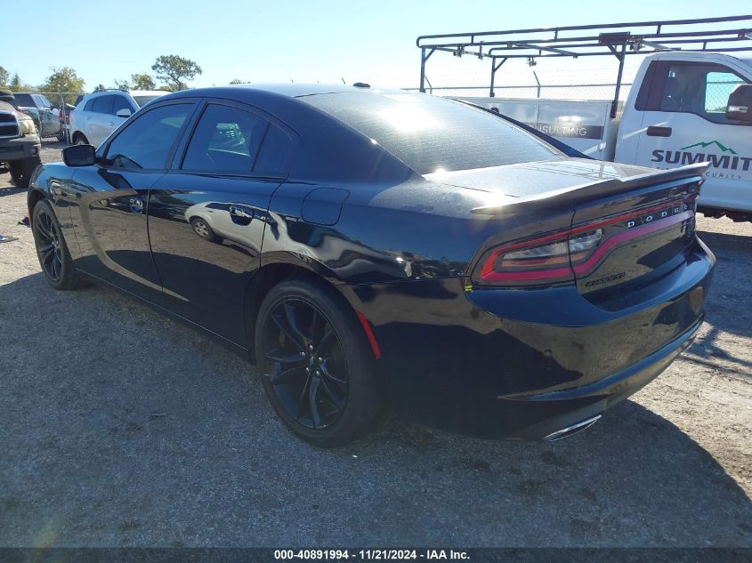 2018 Dodge Charger Sxt Rwd VIN: 2C3CDXBG1JH206482 Lot: 40891994