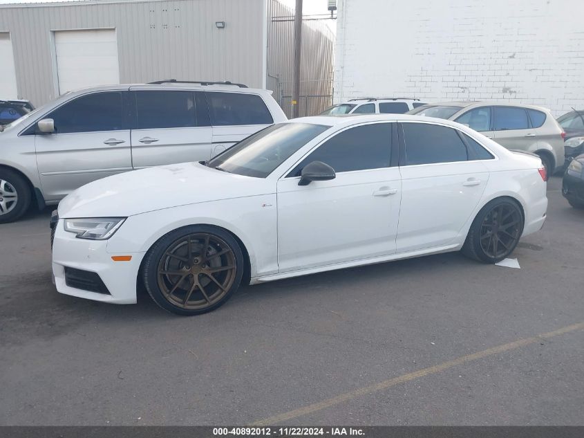 2017 Audi A4 2.0T Premium VIN: WAUENAF46HN002757 Lot: 40892012