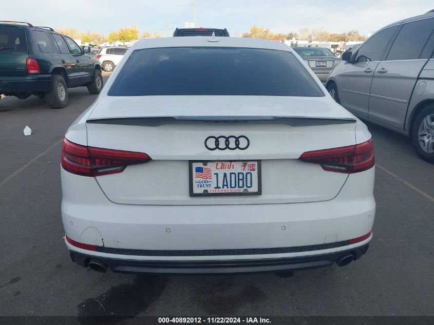 2017 Audi A4 2.0T Premium VIN: WAUENAF46HN002757 Lot: 40892012