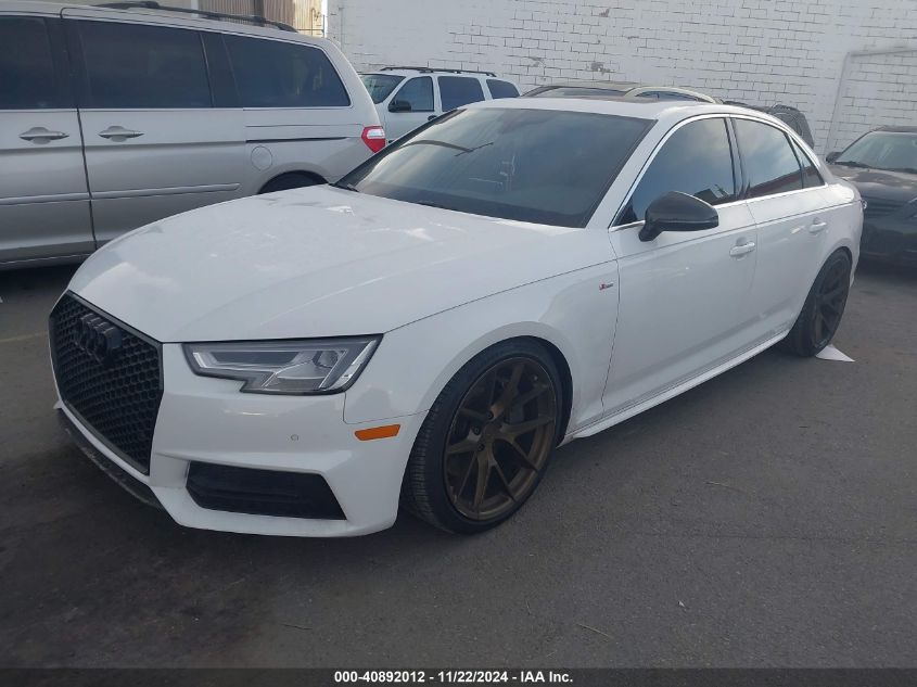 Vin: wauenaf46hn002757, lot: 41381704, audi a4 2.0t premium 20172