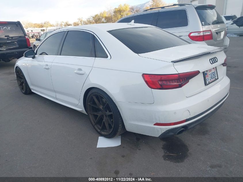 2017 Audi A4 2.0T Premium VIN: WAUENAF46HN002757 Lot: 40892012