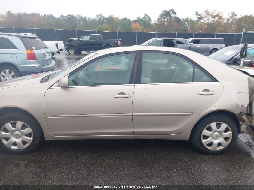 2003 Toyota Camry Le/Xle/Se VIN: 4T1BE32K83U206072 Lot: 40892047