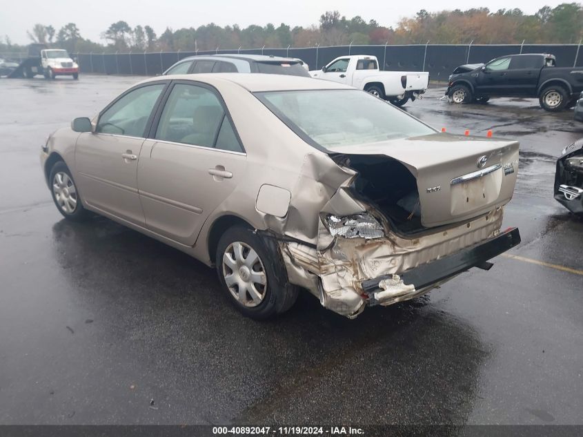 2003 Toyota Camry Le/Xle/Se VIN: 4T1BE32K83U206072 Lot: 40892047