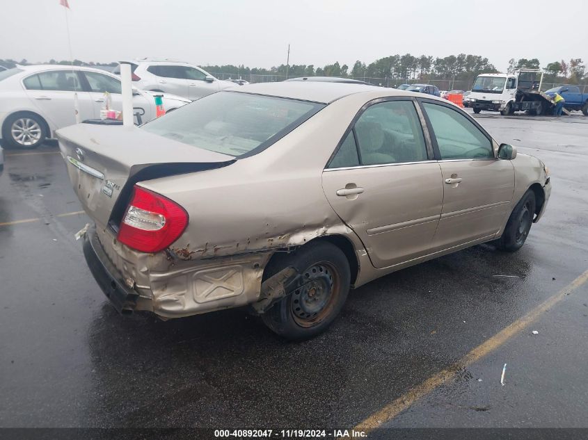 2003 Toyota Camry Le/Xle/Se VIN: 4T1BE32K83U206072 Lot: 40892047