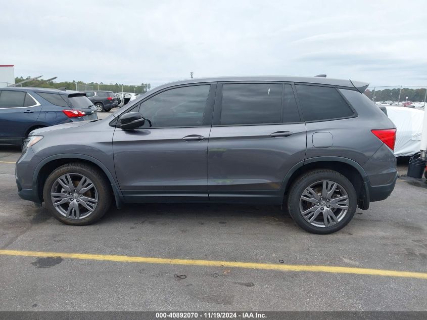 2019 Honda Passport Ex-L VIN: 5FNYF7H50KB001048 Lot: 40892070