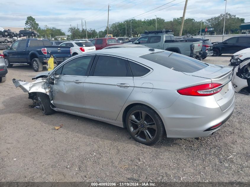 2017 Ford Fusion Sport VIN: 3FA6P0VP3HR212467 Lot: 40892096