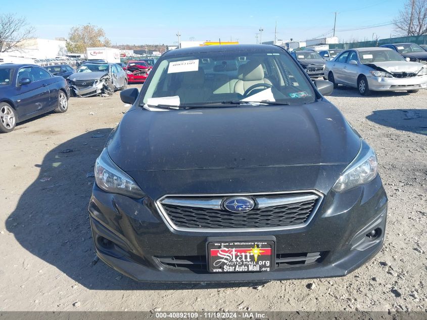 2019 Subaru Impreza 2.0I VIN: 4S3GTAB62K3700827 Lot: 40892109