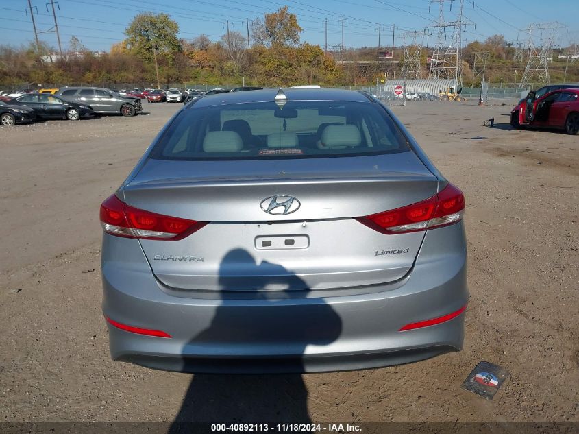 2017 Hyundai Elantra Limited VIN: 5NPD84LF8HH049589 Lot: 40892113