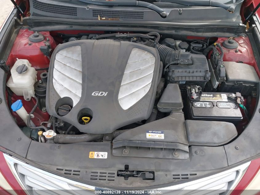 2013 Hyundai Azera VIN: KMHFG4JG6DA218996 Lot: 40892139