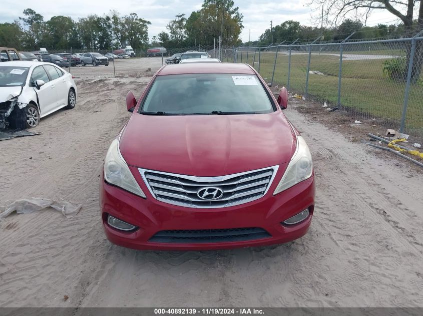 2013 Hyundai Azera VIN: KMHFG4JG6DA218996 Lot: 40892139