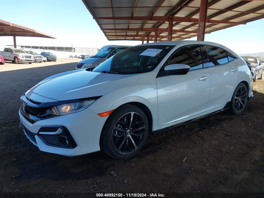 2021 HONDA CIVIC 1.5L I-4 DI, DOHC, V(VIN: SHHFK7H44MU203032