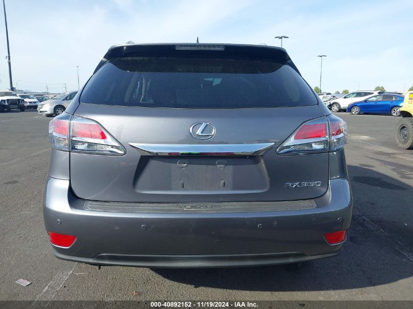 2013 Lexus Rx 350 VIN: 2T2ZK1BA9DC131335 Lot: 40892152