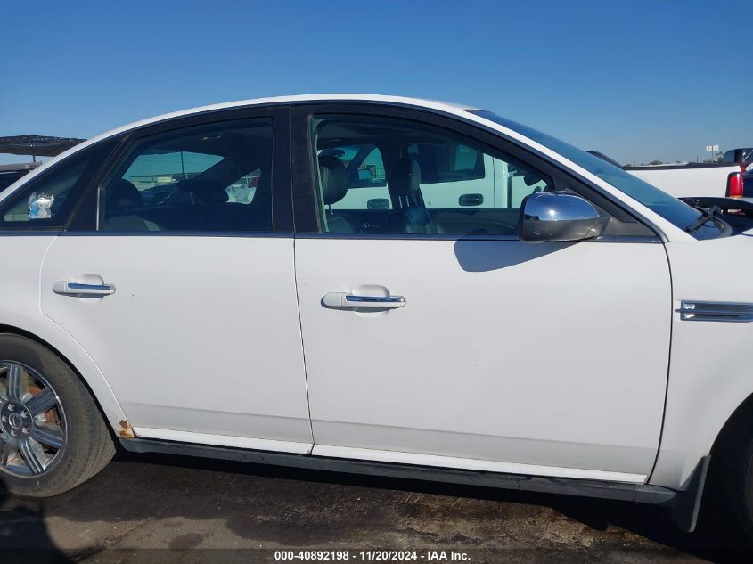 2008 Ford Taurus Limited VIN: 1FAHP25W78G166838 Lot: 40892198