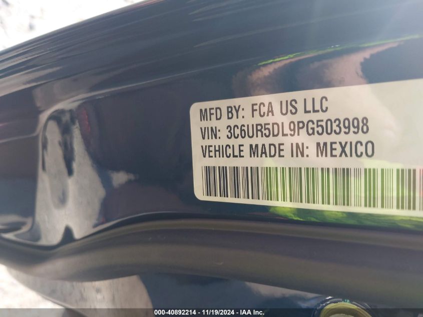 2023 RAM 2500 BIG HORN  4X4 6'4 BOX - 3C6UR5DL9PG503998