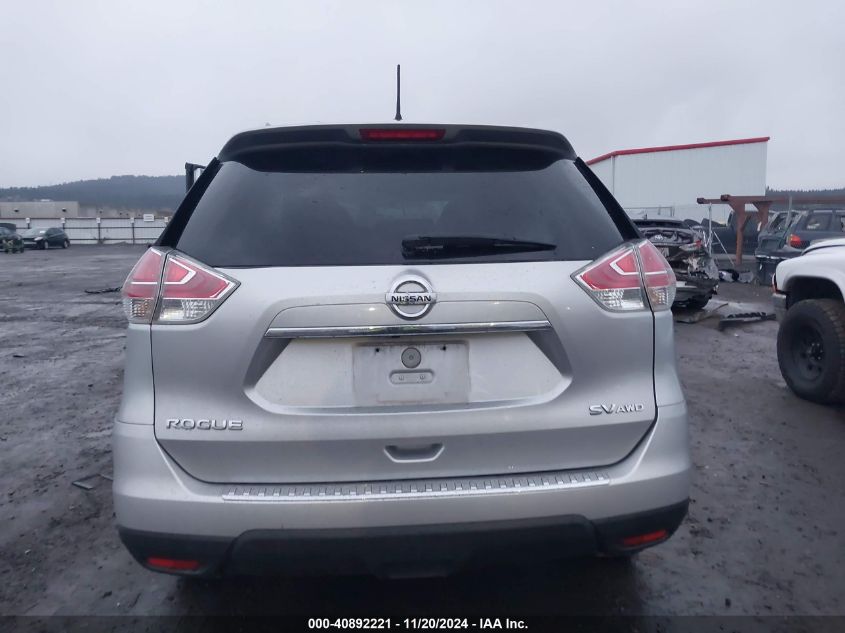 2015 Nissan Rogue Sv VIN: KNMAT2MVXFP512409 Lot: 40892221