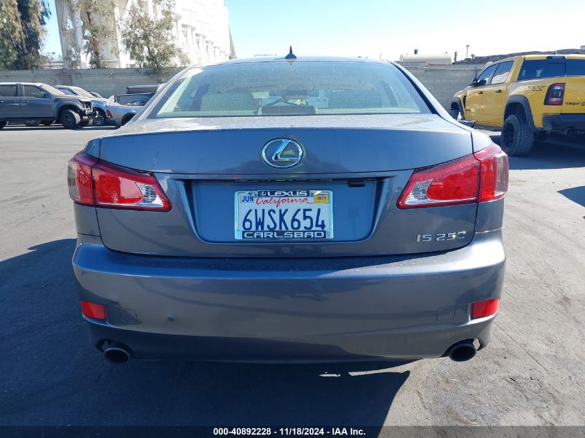 2012 Lexus Is 250 VIN: JTHBF5C21C5168513 Lot: 40892228