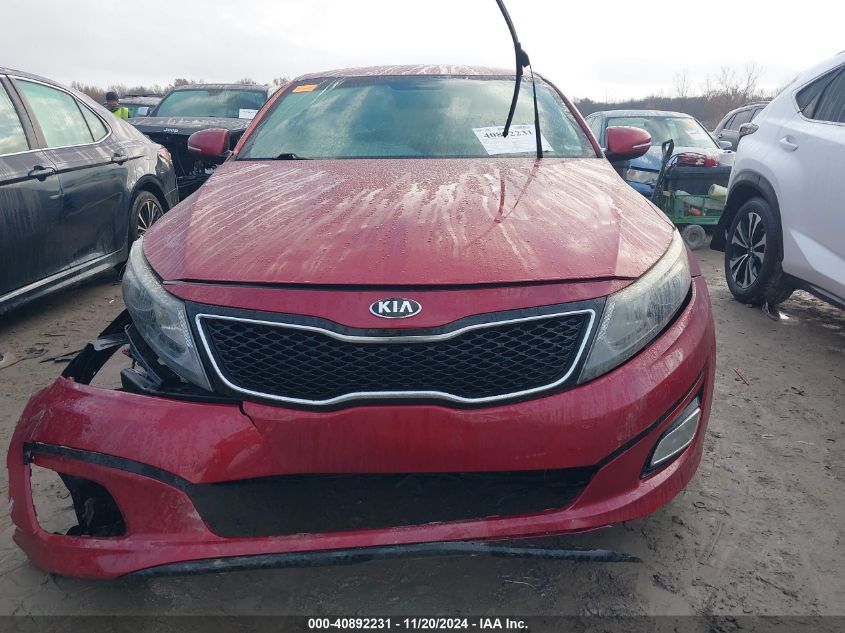 2015 Kia Optima Lx VIN: 5XXGM4A7XFG485972 Lot: 40892231