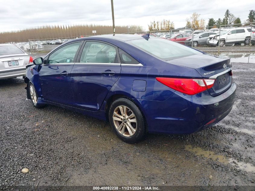 2013 Hyundai Sonata Gls VIN: 5NPEB4AC8DH747192 Lot: 40892238