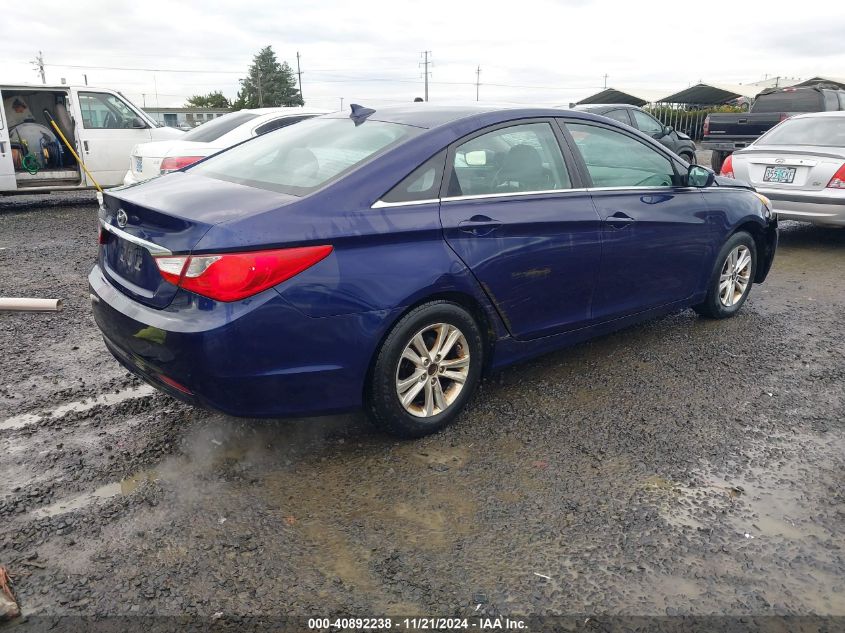 2013 Hyundai Sonata Gls VIN: 5NPEB4AC8DH747192 Lot: 40892238