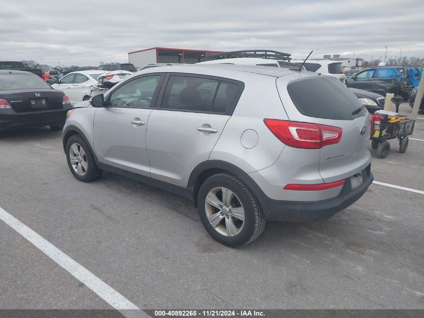 2013 Kia Sportage Lx VIN: KNDPB3A2XD7417231 Lot: 40892265