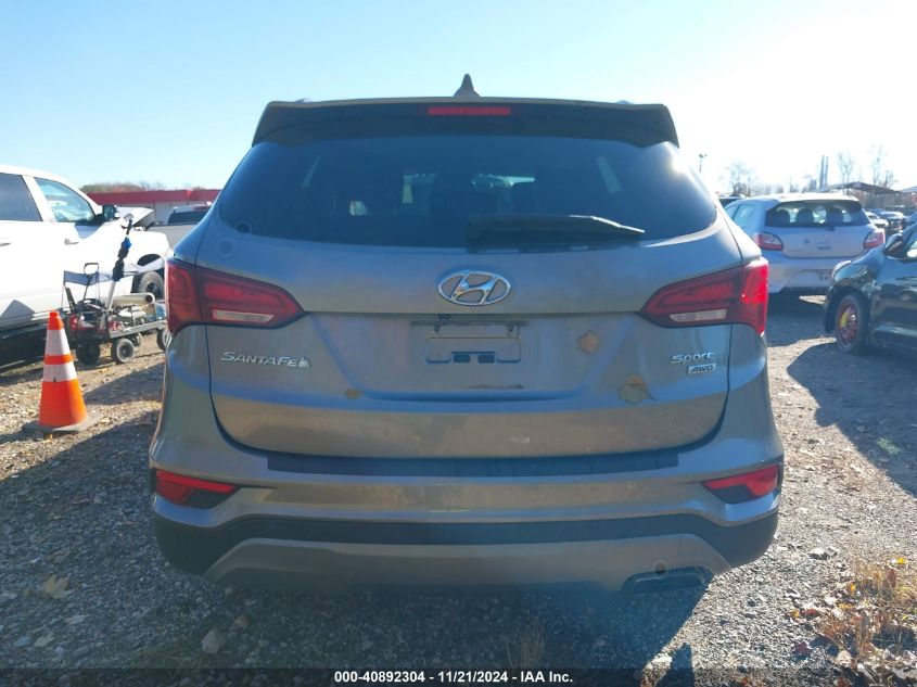 2017 Hyundai Santa Fe Sport 2.4L VIN: 5XYZUDLB9HG388271 Lot: 40892304