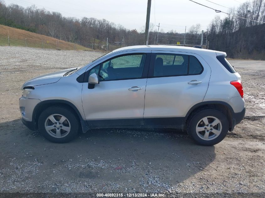 VIN KL7CJNSB7GB642409 2016 Chevrolet Trax, 1LS no.15