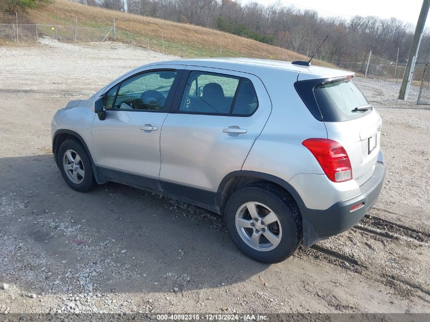 VIN KL7CJNSB7GB642409 2016 Chevrolet Trax, 1LS no.3