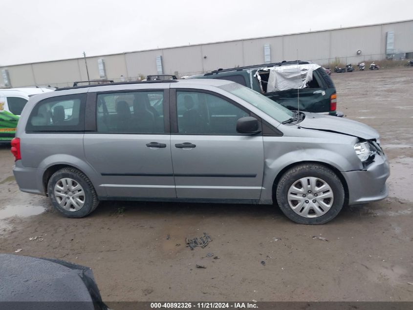 2016 Dodge Grand Caravan Se/Sxt VIN: 2C4RDGBG5GR115319 Lot: 40892326