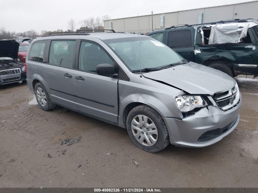 2016 Dodge Grand Caravan Se/Sxt VIN: 2C4RDGBG5GR115319 Lot: 40892326