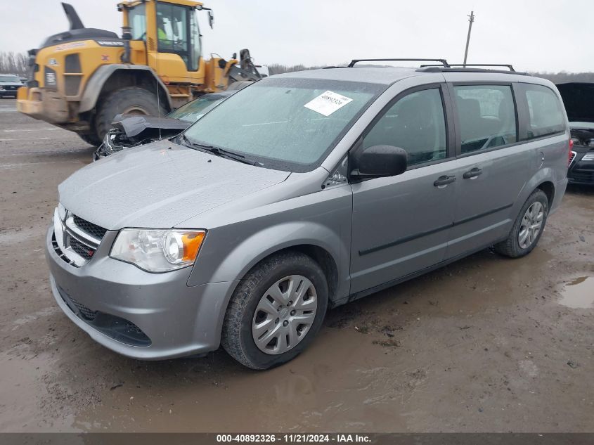 2016 Dodge Grand Caravan Se/Sxt VIN: 2C4RDGBG5GR115319 Lot: 40892326