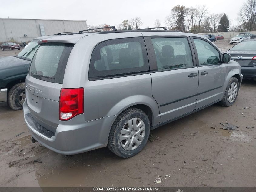 2016 Dodge Grand Caravan Se/Sxt VIN: 2C4RDGBG5GR115319 Lot: 40892326