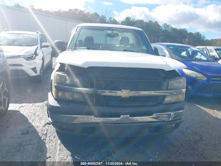 2005 Chevrolet Silverado 1500 Work Truck VIN: 1GCEC14V45Z12476 Lot: 40892357
