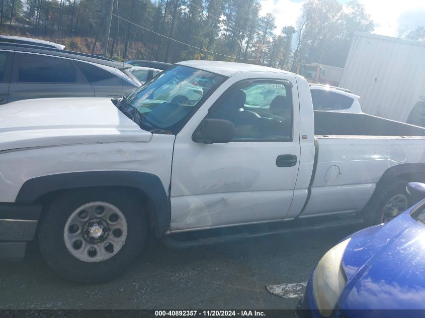 2005 Chevrolet Silverado 1500 Work Truck VIN: 1GCEC14V45Z12476 Lot: 40892357