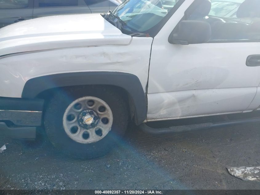 2005 Chevrolet Silverado 1500 Work Truck VIN: 1GCEC14V45Z12476 Lot: 40892357