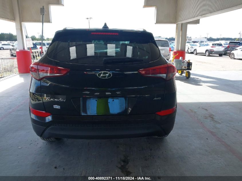 2017 Hyundai Tucson Se Plus VIN: KM8J3CA44HU534360 Lot: 40892371