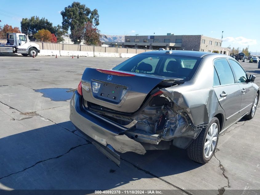 2006 Honda Accord 3.0 Ex VIN: 1HGCM66526A052886 Lot: 40892378